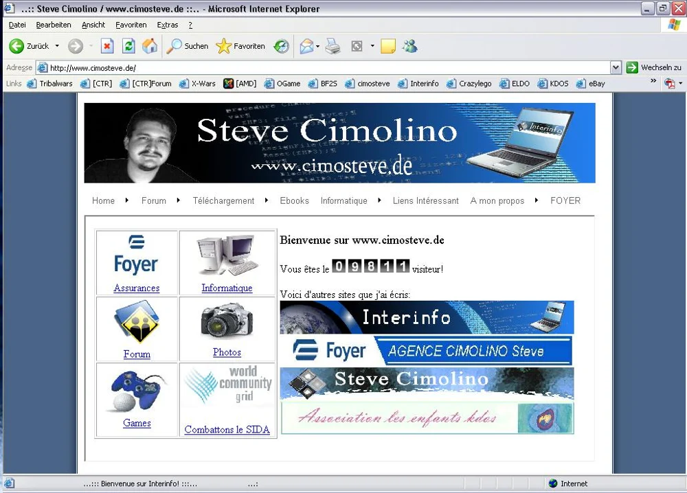 Capture historique : Cimosteve.de