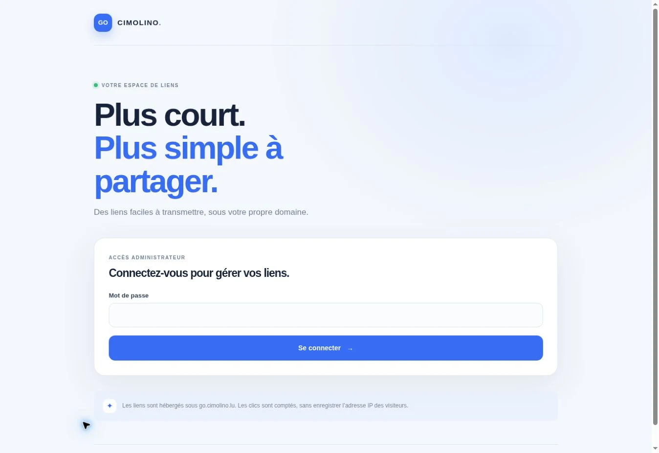 Capture du site GO · Cimolino · 2026
