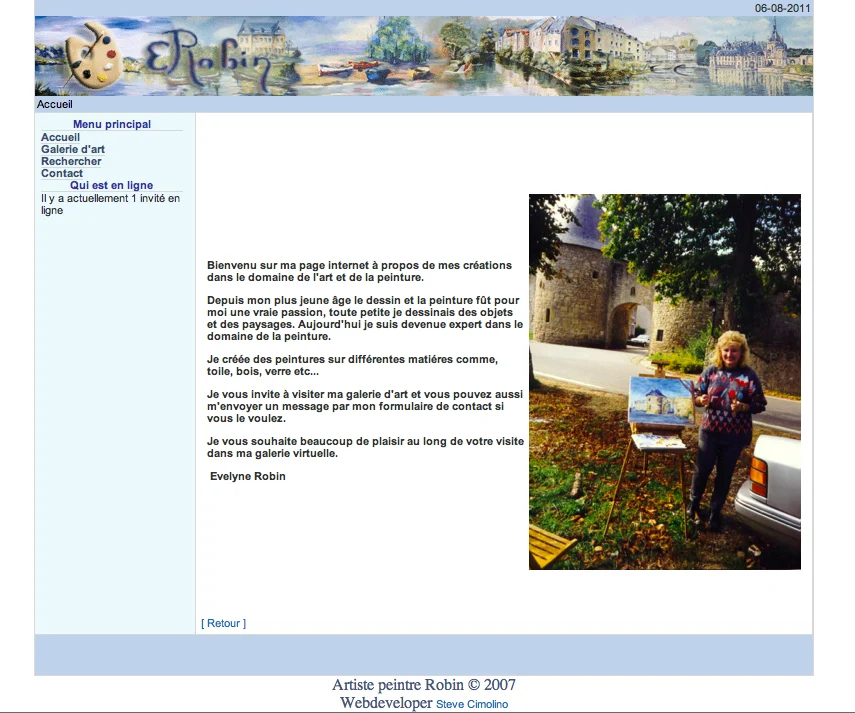 Capture historique : Evelyne Robin
