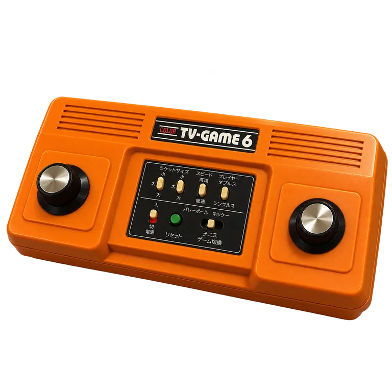 Rendu 3D représentatif : Color TV-Game 6 orange (1977)